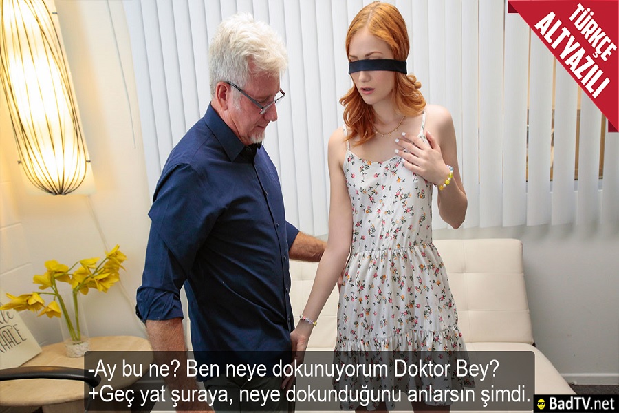 Gözü Kapalı Hasta Kız Yaşlı Doktorun Sikini Tutunca İyileşti BadTV 